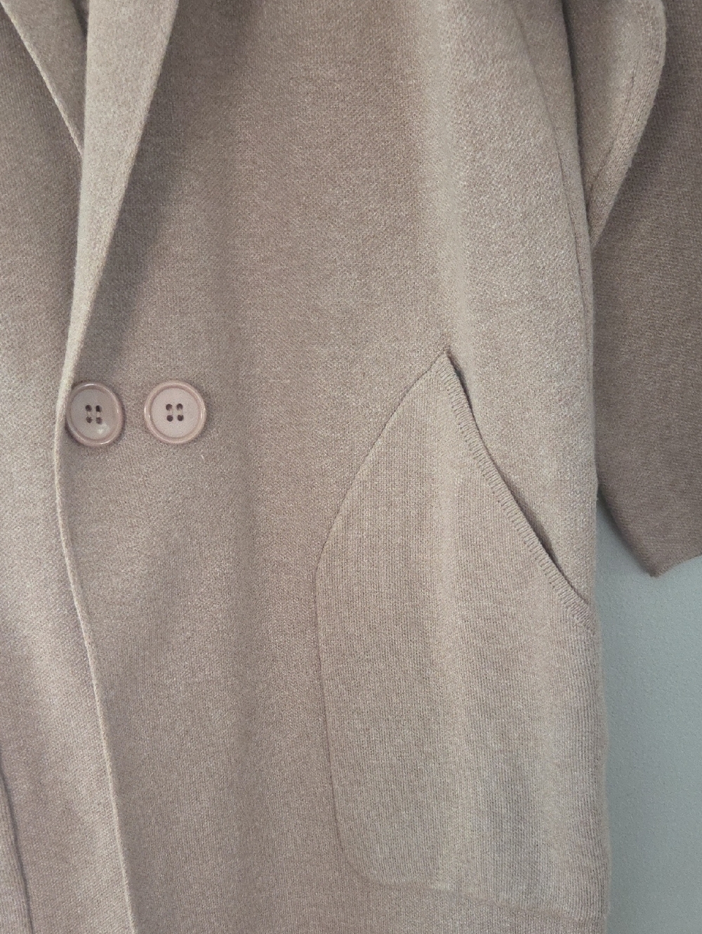 Long Cashmere Blend Cardigan (L) - Picture 2 of 6